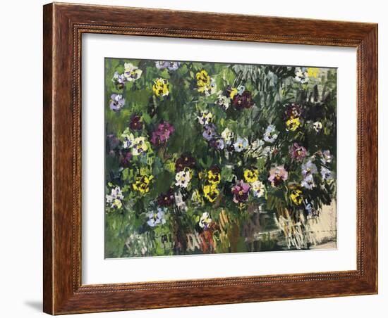 Pansies-Lilia Orlova Holmes-Framed Giclee Print