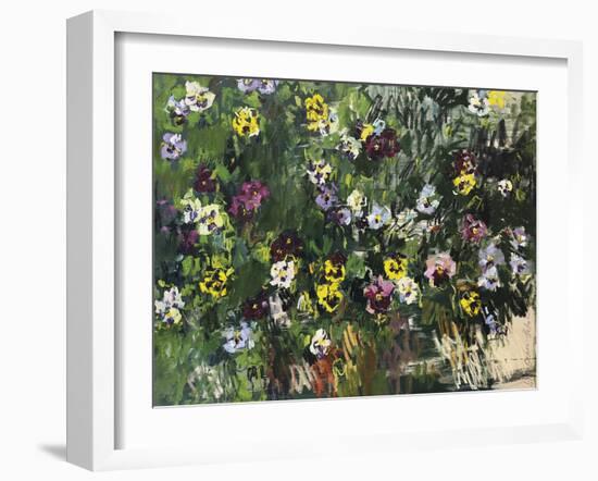 Pansies-Lilia Orlova Holmes-Framed Giclee Print