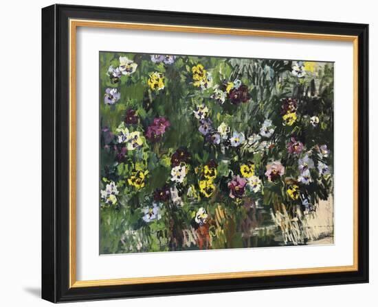 Pansies-Lilia Orlova Holmes-Framed Giclee Print