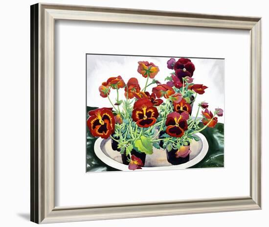 Pansies-Christopher Ryland-Framed Giclee Print