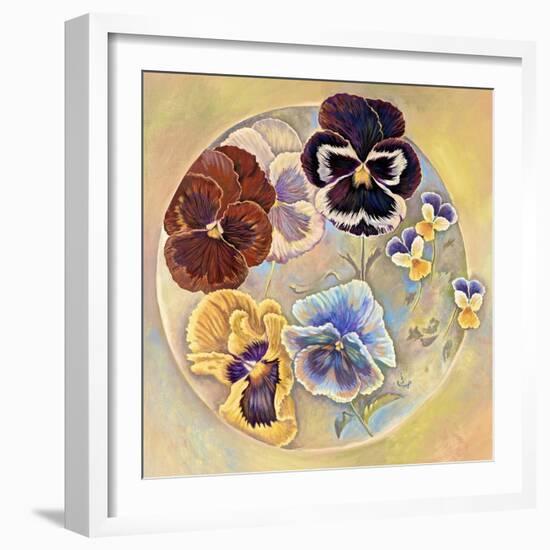 Pansies-Judy Mastrangelo-Framed Giclee Print