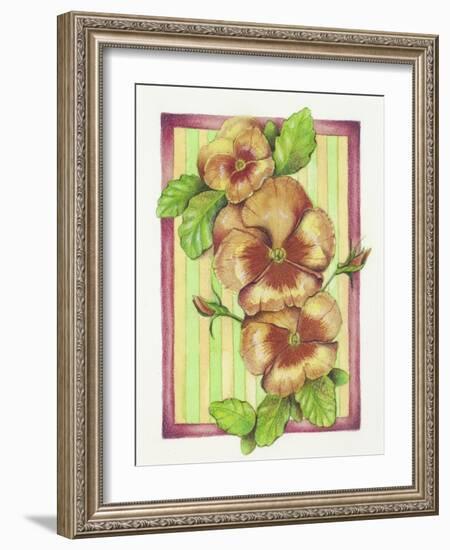 Pansies-Deborah Kopka-Framed Giclee Print