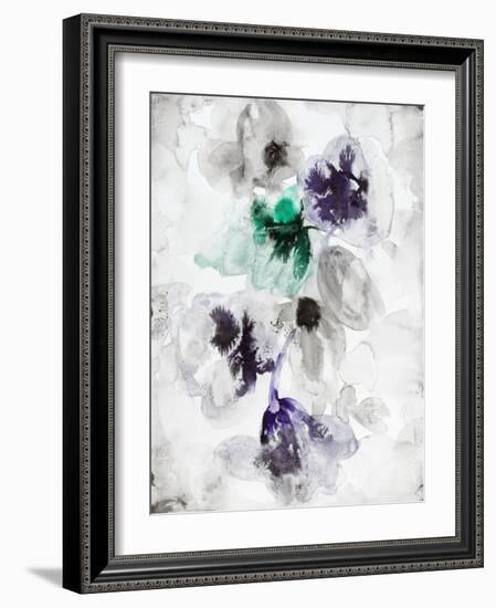 Pansy Indigo 1-Li Bo-Framed Giclee Print