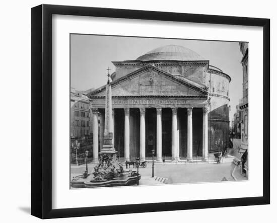 Pantheon and Obelisk Fountain in Piazza Della Rotonda-Philip Gendreau-Framed Photographic Print