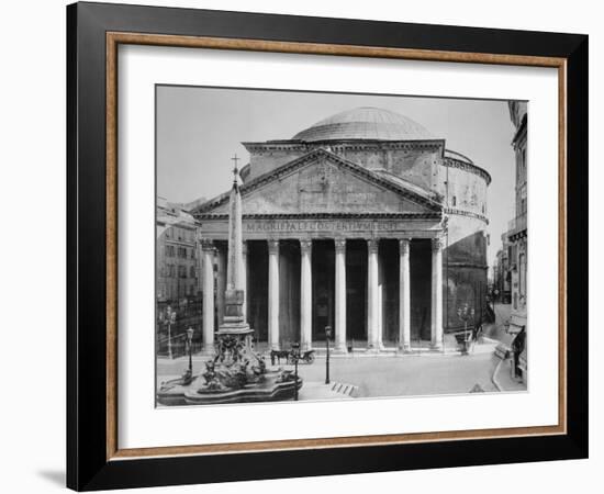 Pantheon and Obelisk Fountain in Piazza Della Rotonda-Philip Gendreau-Framed Photographic Print