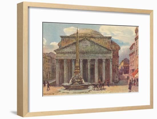 Pantheon in Rome, Painting-null-Framed Art Print