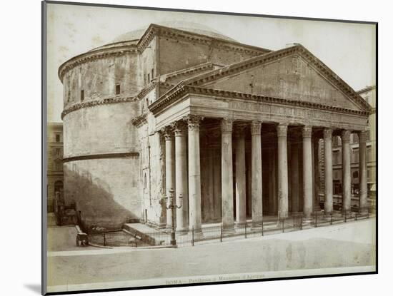 Pantheon, Rome, Italy, Late 19th or Early 20th Century-null-Mounted Giclee Print
