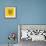 Panther Head Yellow Mesh-Lisa Kroll-Framed Art Print displayed on a wall