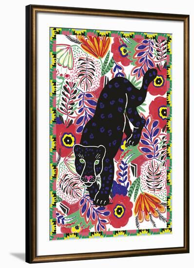 Panther's Wild Life-Emilie Ramon-Framed Giclee Print