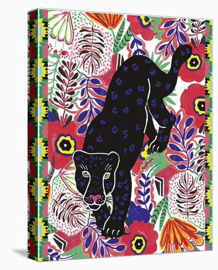 Panther's Wild Life-Emilie Ramon-Framed Stretched Canvas