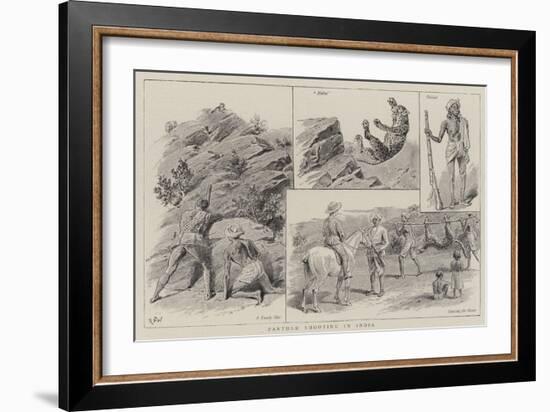 Panther Shooting in India-null-Framed Giclee Print