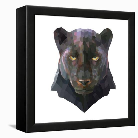 Panther-Lora Kroll-Framed Stretched Canvas