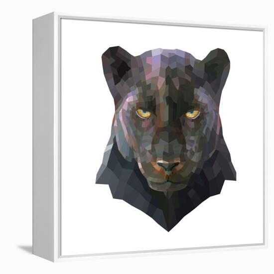 Panther-Lora Kroll-Framed Stretched Canvas