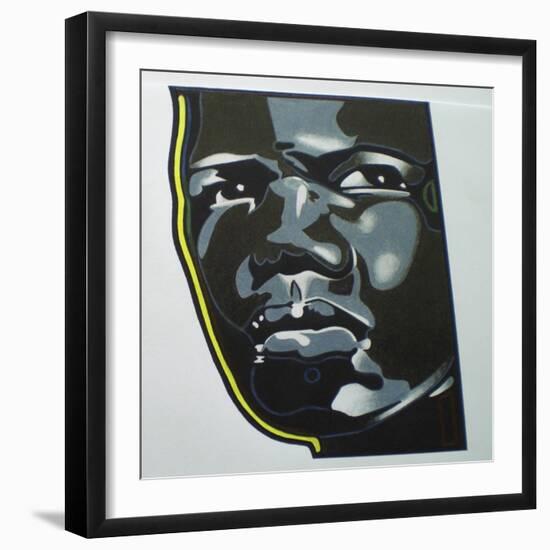 Panther-Abstract Graffiti-Framed Giclee Print