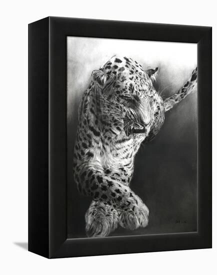 Panthera pardus 1, 2009-Odile Kidd-Framed Premier Image Canvas