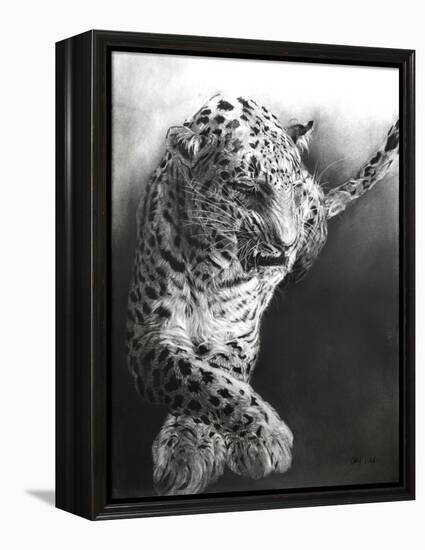 Panthera pardus 1, 2009-Odile Kidd-Framed Premier Image Canvas