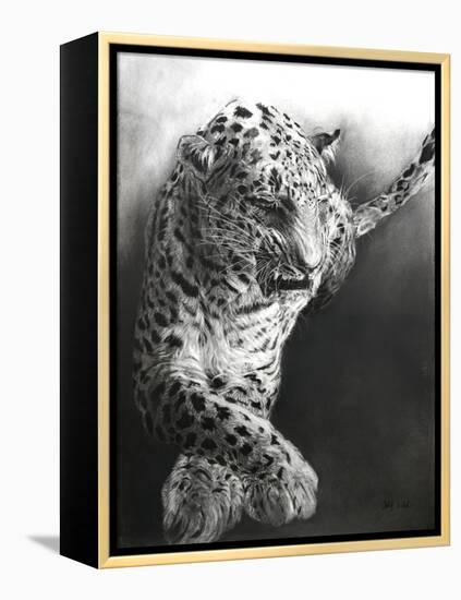 Panthera pardus 1, 2009-Odile Kidd-Framed Premier Image Canvas