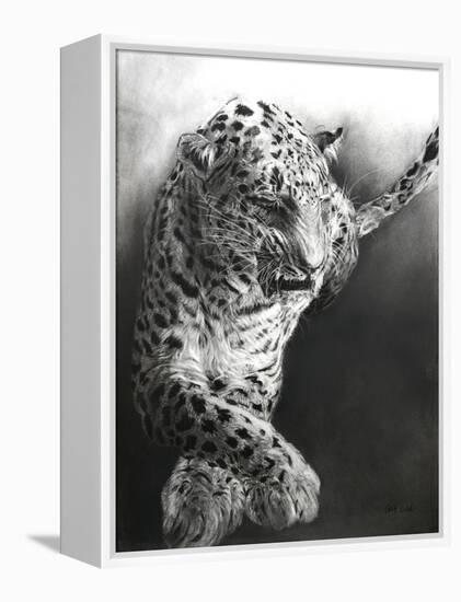 Panthera pardus 1, 2009-Odile Kidd-Framed Premier Image Canvas