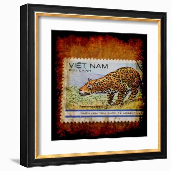 Panthera Stamp-Jean-François Dupuis-Framed Art Print