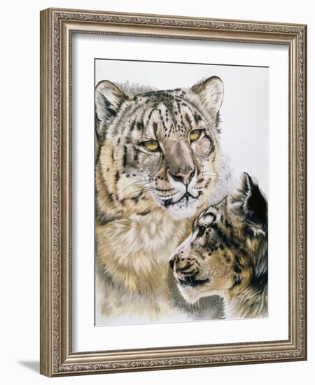 Panthera Uncia-Barbara Keith-Framed Giclee Print