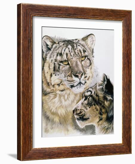 Panthera Uncia-Barbara Keith-Framed Giclee Print