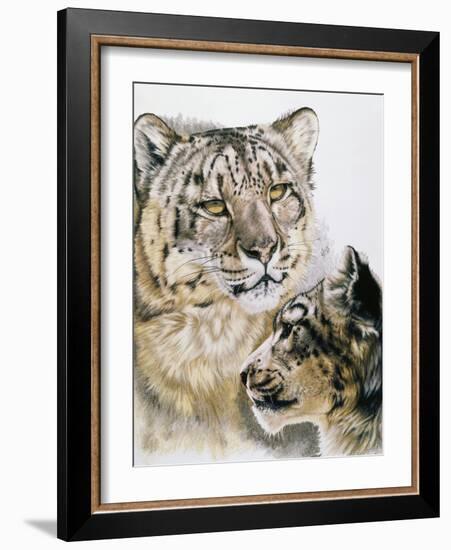 Panthera Uncia-Barbara Keith-Framed Giclee Print