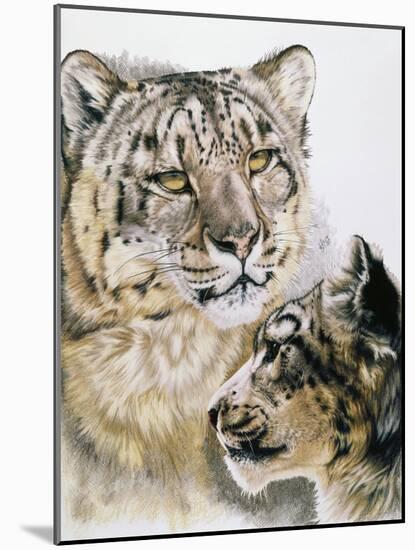 Panthera Uncia-Barbara Keith-Mounted Giclee Print