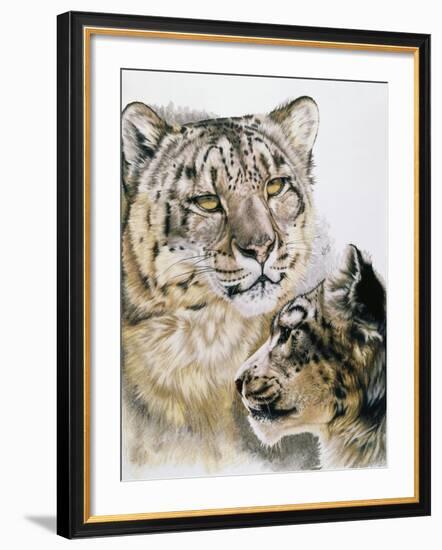 Panthera Uncia-Barbara Keith-Framed Giclee Print