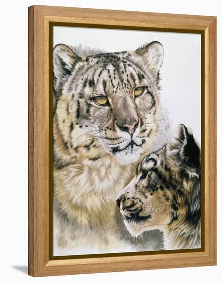 Panthera Uncia-Barbara Keith-Framed Premier Image Canvas