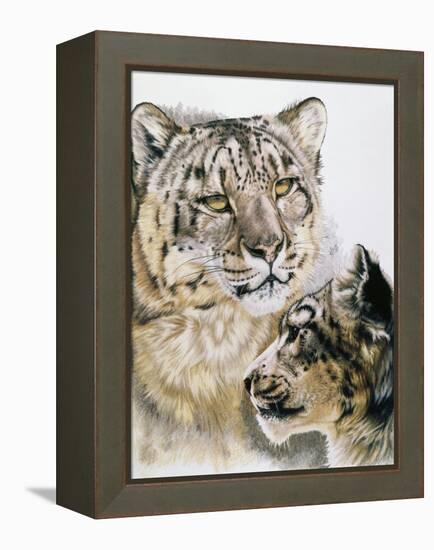 Panthera Uncia-Barbara Keith-Framed Premier Image Canvas