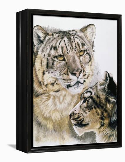 Panthera Uncia-Barbara Keith-Framed Premier Image Canvas