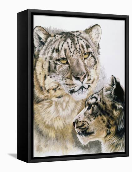 Panthera Uncia-Barbara Keith-Framed Premier Image Canvas