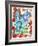 Pantomime from Derrier Le Mirroir 198-Marc Chagall-Framed Collectable Print