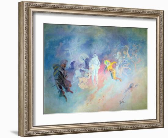 Pantomime, from the Salon Cheret-Jules Chéret-Framed Giclee Print