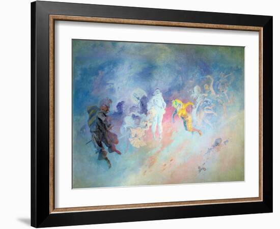 Pantomime, from the Salon Cheret-Jules Chéret-Framed Giclee Print