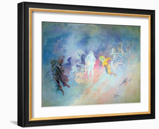 Pantomime, from the Salon Cheret-Jules Chéret-Framed Giclee Print