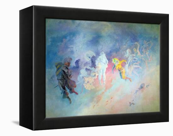 Pantomime, from the Salon Cheret-Jules Chéret-Framed Premier Image Canvas