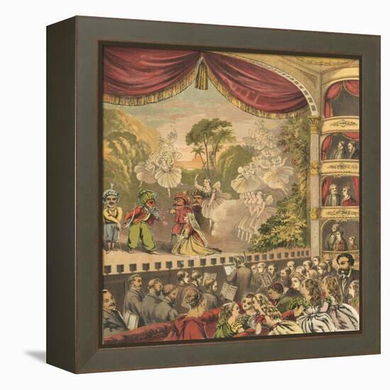 Pantomime-English School-Framed Premier Image Canvas