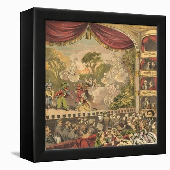 Pantomime-English School-Framed Premier Image Canvas