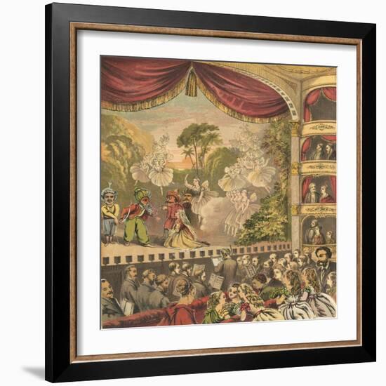 Pantomime-English School-Framed Giclee Print