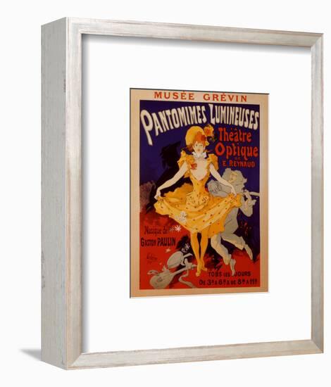 Pantomimes Lumineuses-Jules Chéret-Framed Art Print