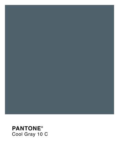 Pantone Color Cool Gray 10 C Giclee Print By Art