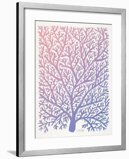 Pantone Fan Coral-Cat Coquillette-Framed Giclee Print