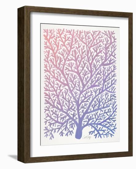 Pantone Fan Coral-Cat Coquillette-Framed Giclee Print