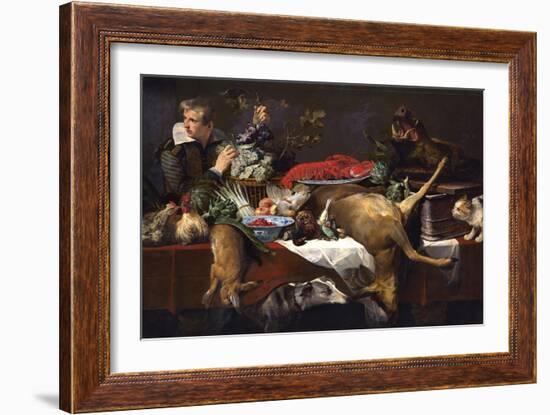 Pantry Scene with Servant-Frans Snyders-Framed Giclee Print