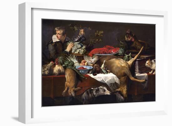 Pantry Scene with Servant-Frans Snyders-Framed Giclee Print