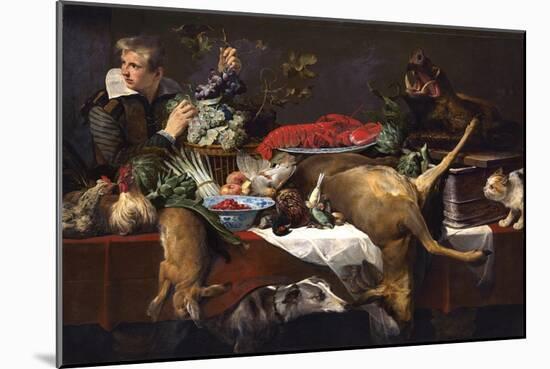 Pantry Scene with Servant-Frans Snyders-Mounted Giclee Print