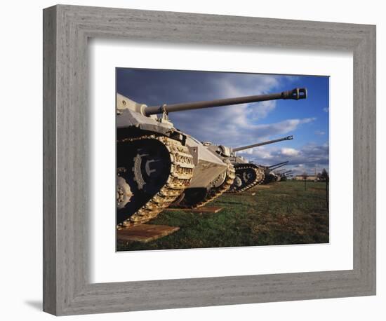 Panzer Exhibit, US Army Ordnance Museum, Aberden, Maryland, USA-Walter Bibikow-Framed Photographic Print