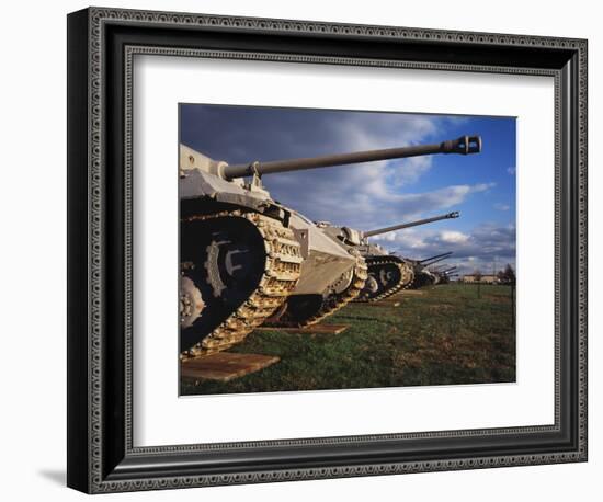 Panzer Exhibit, US Army Ordnance Museum, Aberden, Maryland, USA-Walter Bibikow-Framed Photographic Print