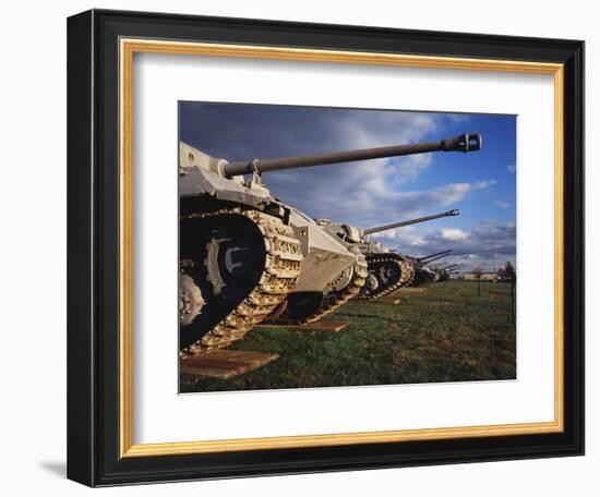 Panzer Exhibit, US Army Ordnance Museum, Aberden, Maryland, USA-Walter Bibikow-Framed Photographic Print